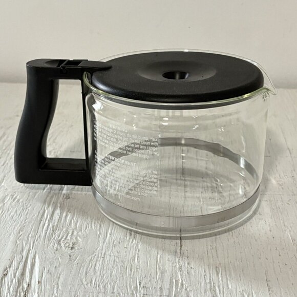 Bunn Coffee Maker 10 Cup Black Carafe Replacement Decanter Pot Glass With Lid - Picture 3 of 10